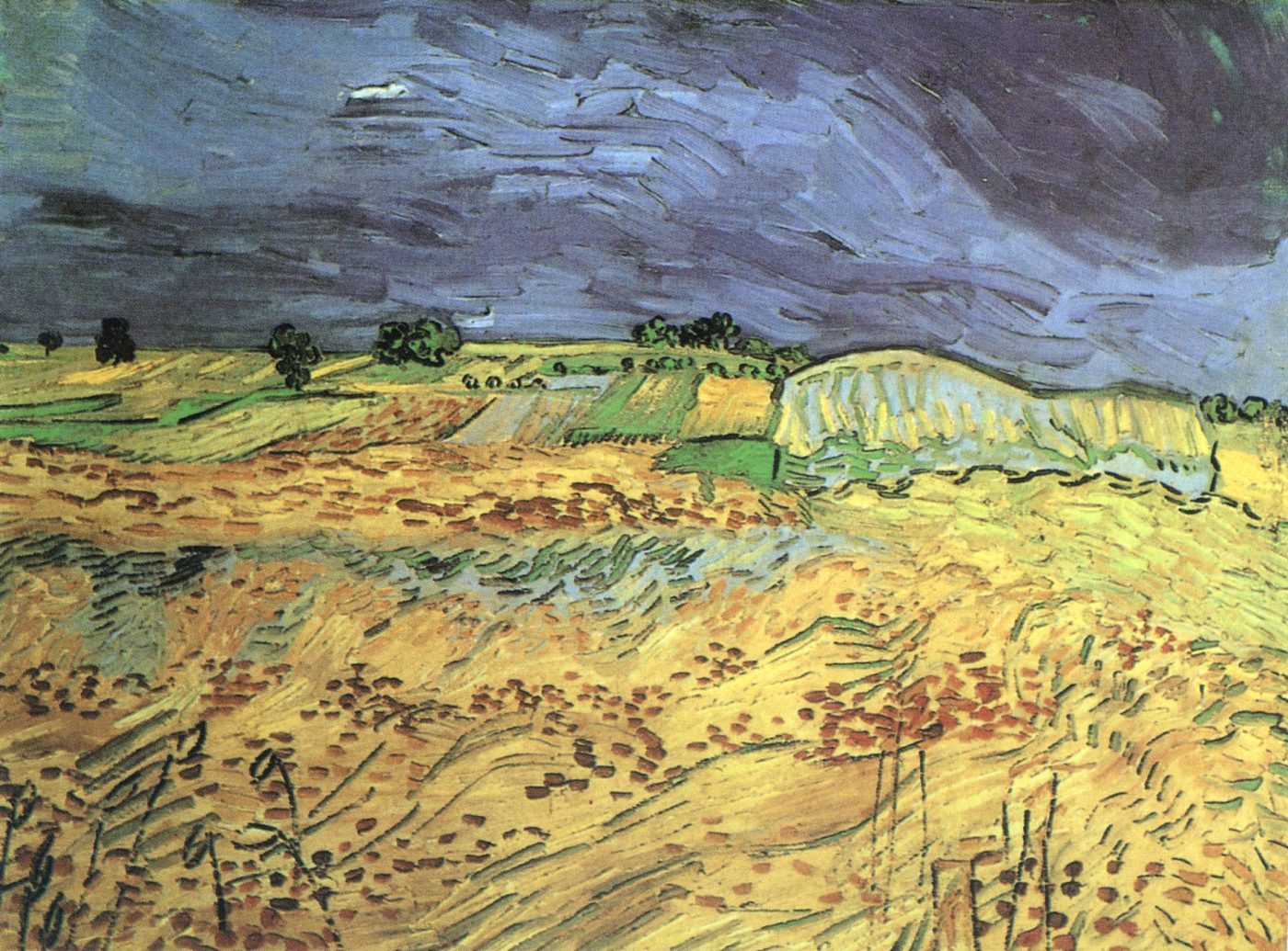 Wheat fields by Van Gogh
