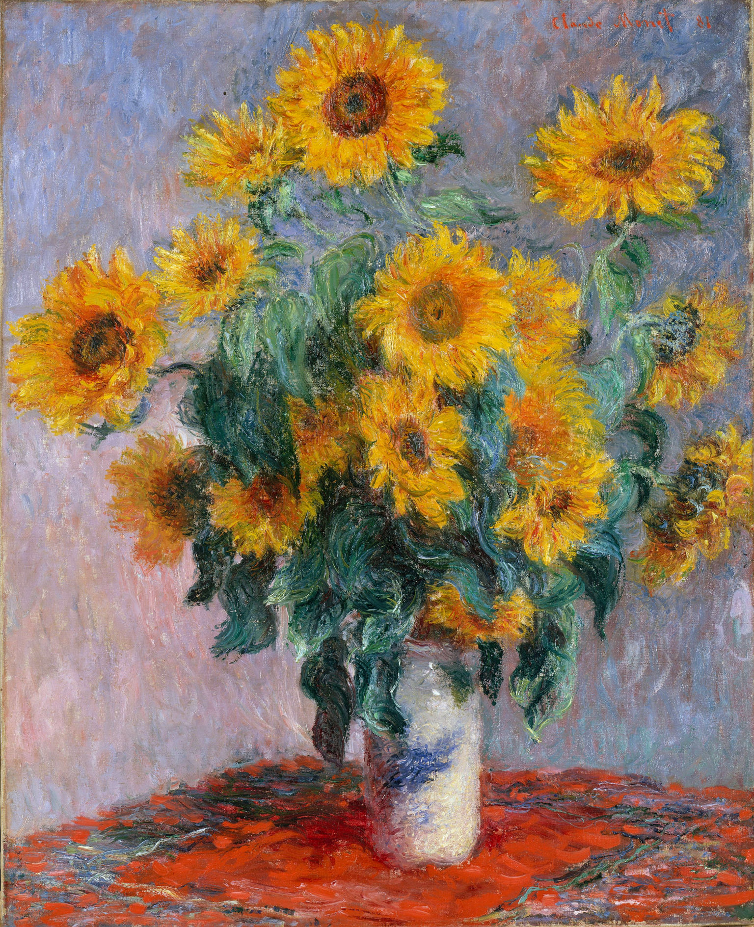 Bouquet of Sunflowers, Claude Monet