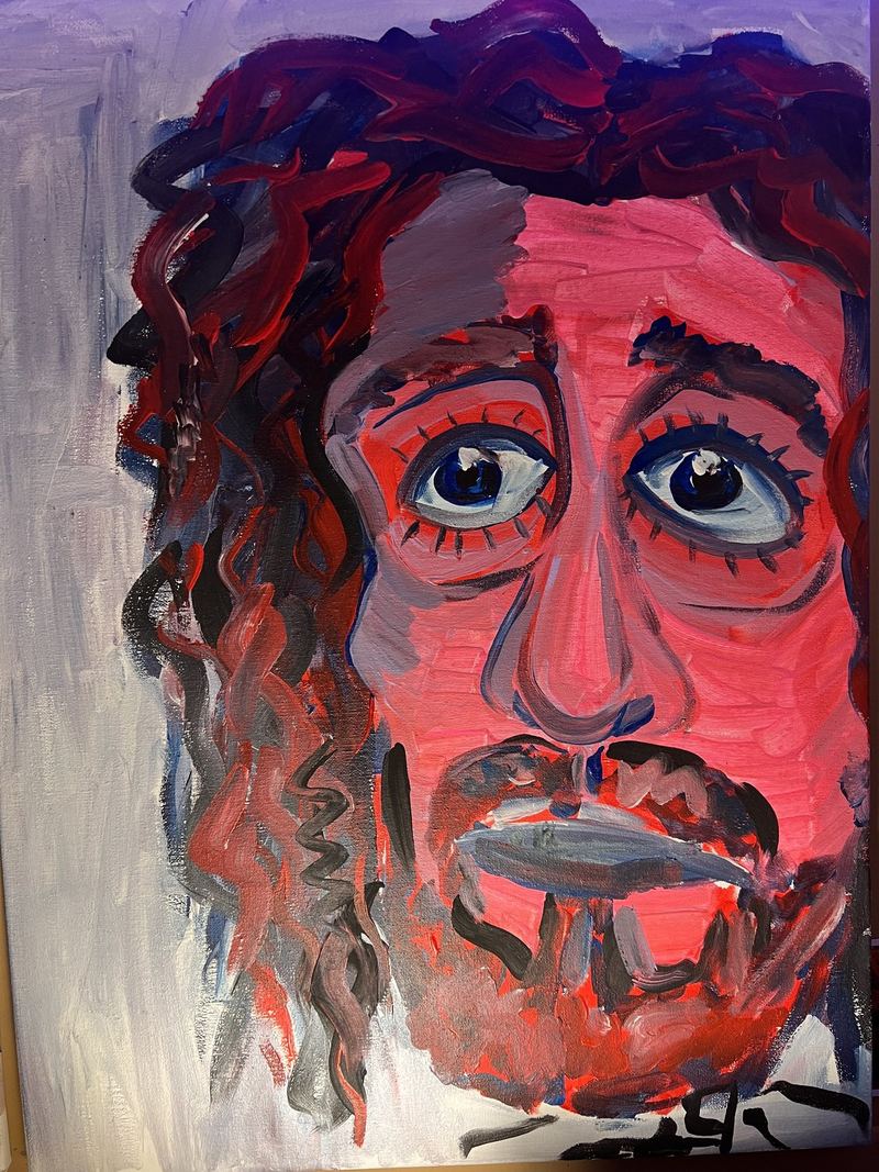 Harry, acrylic painting